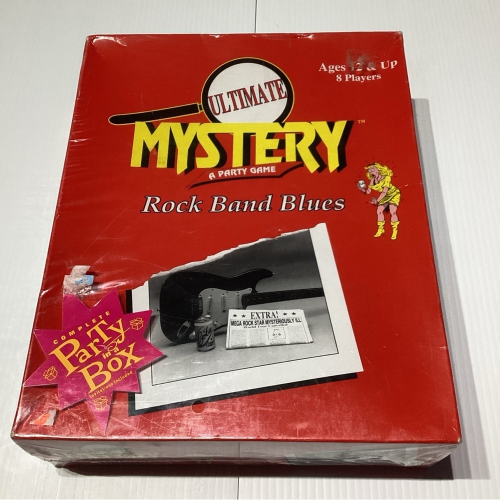 Ultimate Mystery A Party Game Rock Band Blues 1995 Family Party Game NEW